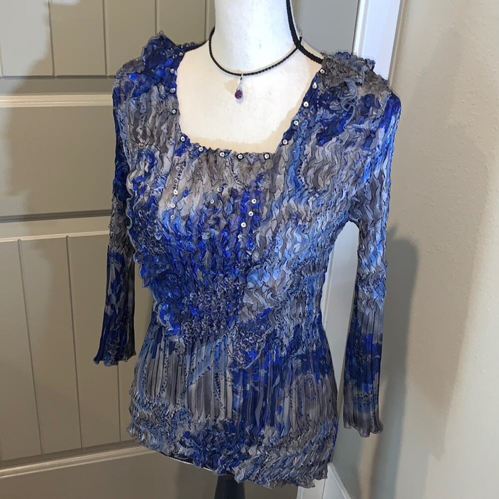 Alberto Makali Crinkle top